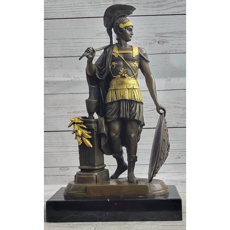 Greek Warrior Hero Odysseus Achilles Leonidas Sparta Athens Bronze Sculpture Statue