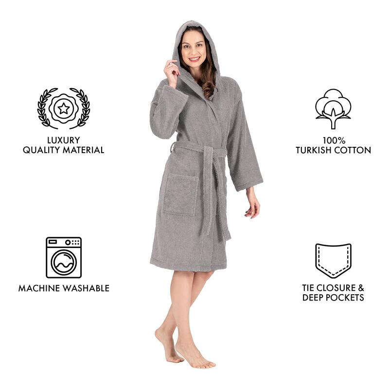 Luxury Hooded Terry Cotton Unisex Bathrobe Collection