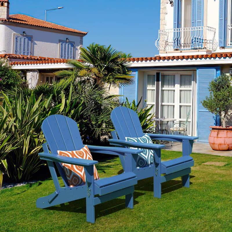 Poly Outdoor Adirondack Chair - Foldable All Weather