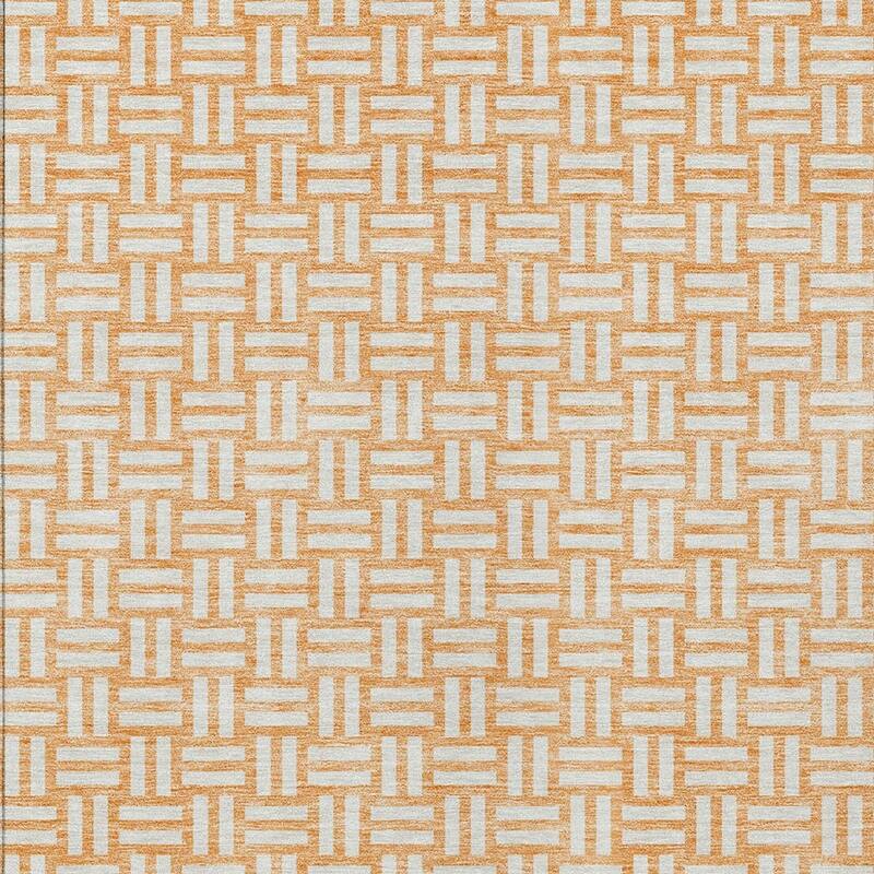 HomeRoots Geometric Transitional Rectangle Outdoor Rug