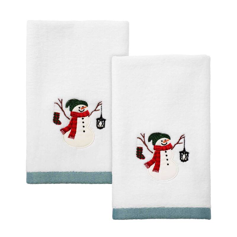 Avanti Linens Snowman Park 2-Pack Fingertip Towel Set - Fingertip Towel 2pk Set