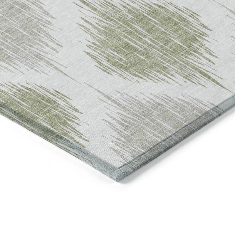 HomeRoots Ikat Transitional Rectangle Outdoor Rug