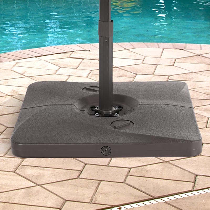 LIVOOSUN 320LBs HDPE Patio Umbrella Weight Base Sturdy and Stable