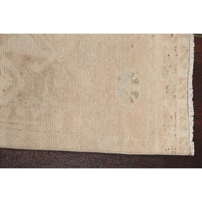 Antique Look Anatolian Turkish Staircase Runner Rug Wool Hand-knotted - 2'7" x 10'11"