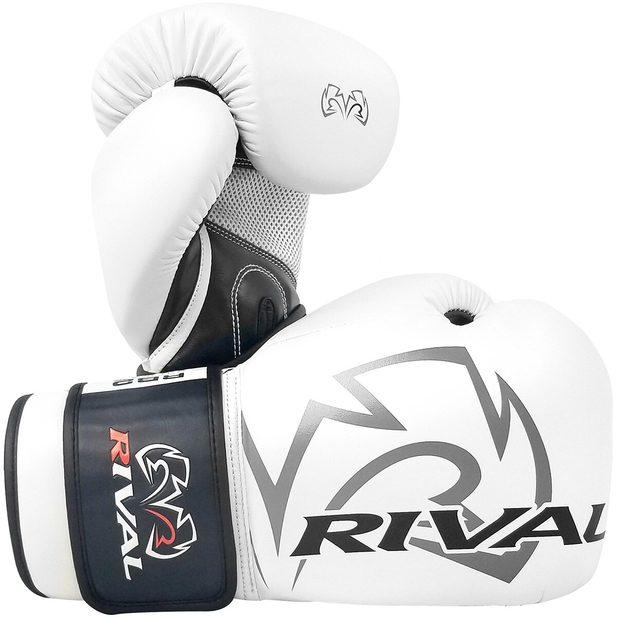 Shop Rival Boxing Rb2 2 0 Super Hook And Loop Bag Gloves White Overstock 29764142 M