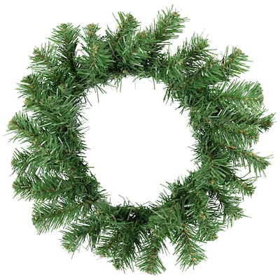 Deluxe Dorchester Pine Artificial Christmas Wreath - 10" - Unlit