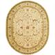 SAFAVIEH Handmade Antiquity Izora Traditional Oriental Wool Rug - 7'6" x 9'6" Oval - Ivory