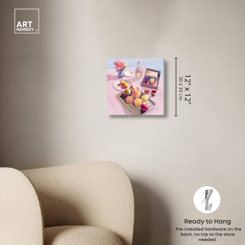 Fresh Fruits Canvas by Art Remedy, Gallery Wrapped