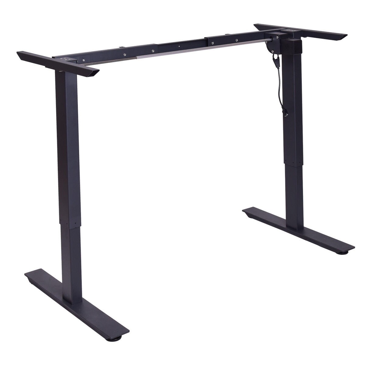 Shop Gymax Black Electric Stand Up Desk Frame W Single Motor