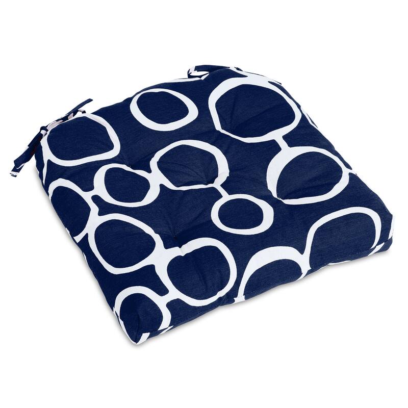 U-shape Handmade Cotton Cushion, Cushions for chair, chair cushion, Pad with ties 16X16 Inches