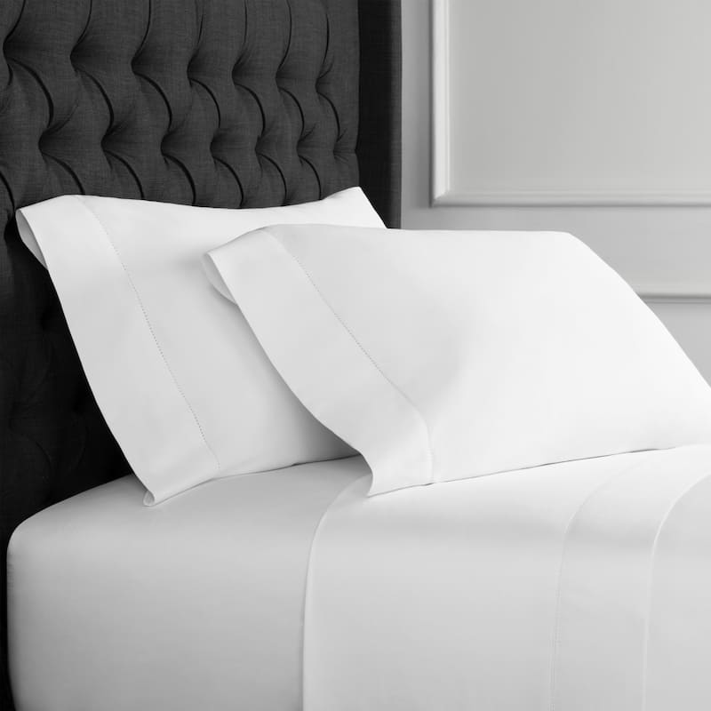800 Thread Count Hemstitch Bed Sheet Set with Extra Pillowcase