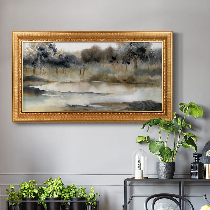 Serene River Premium Framed Canvas- Ready to Hang