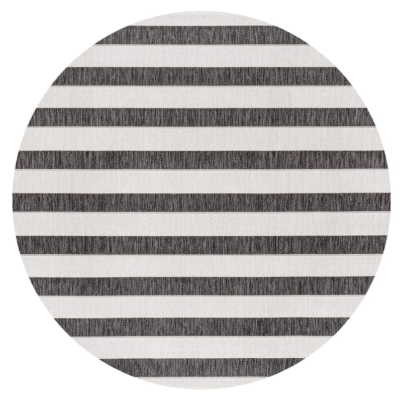 JONATHAN Y Tavira Wide Stripe Indoor/Outdoor Area Rug