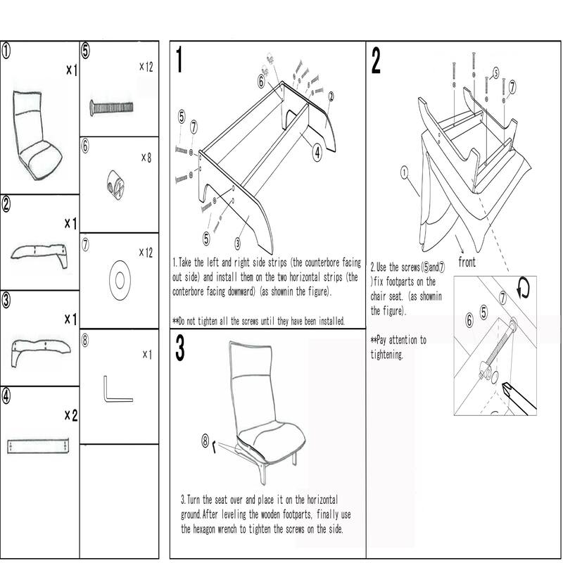 Folding Floor Chair - Ergonomic Sofa Bed with Soft Fabric for Living Room or Guest Room