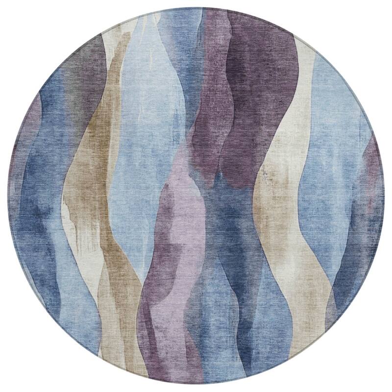 HomeRoots Abstract Transitional Rectangle Outdoor Rug