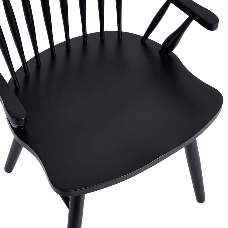 Farmhouse 20.7" Wide Windsor Back Arm Chair - 20.7"w x 21"d x 35.3"h