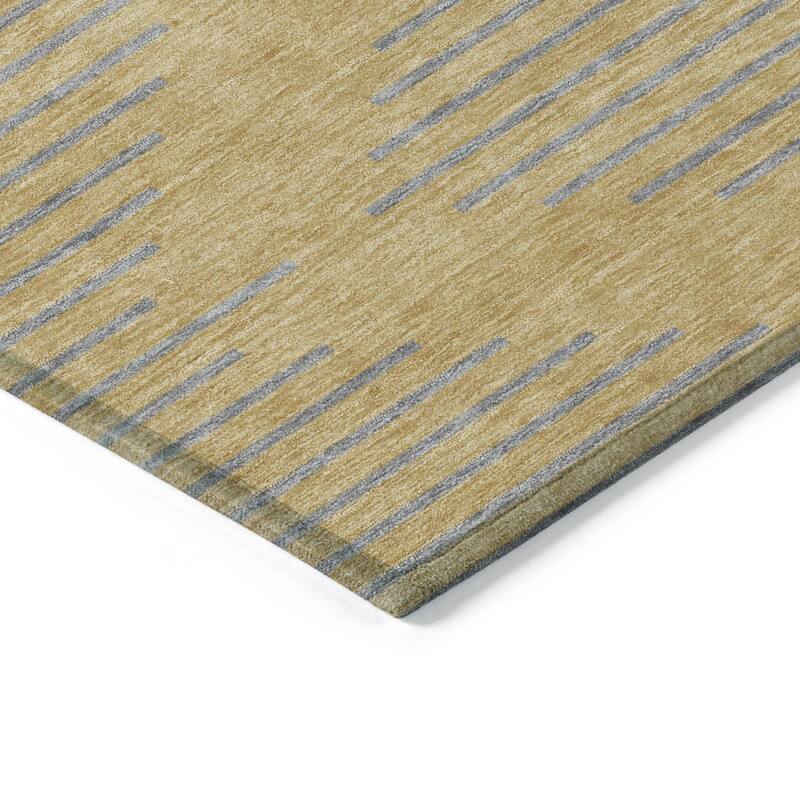 HomeRoots Geometric Transitional Rectangle Outdoor Rug