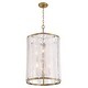 preview thumbnail 4 of 5, Minka Lavery 3637 Veil 6 Light 16" Wide Multi Light Pendant with White