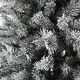preview thumbnail 4 of 6, 7ft Artificial Snow Flocked Christmas Tree with Metal Stand and 400 Clear LED Lights