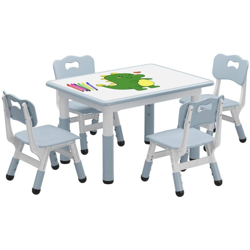 Kids Table and 4 Chairs Set