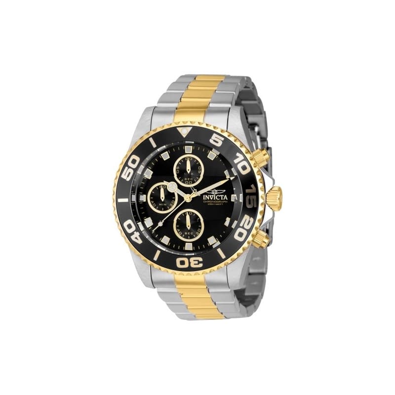Invicta Men's 43407 Pro Diver Quartz Chronograph Black Dial Watch