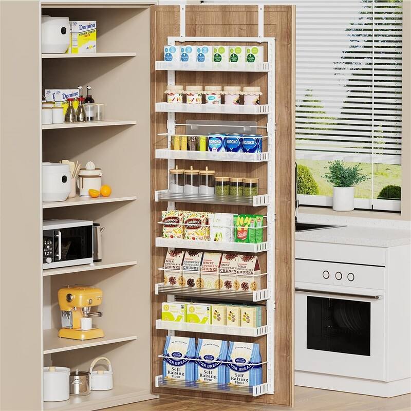 6-Tier Large Wall Mounted Storage Spice Rack