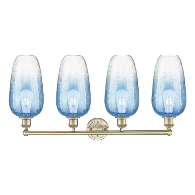Innovations Lighting Endless Possibilities Edison - Brookhaven Flute - 4 Light 34" Bath Vanity Light