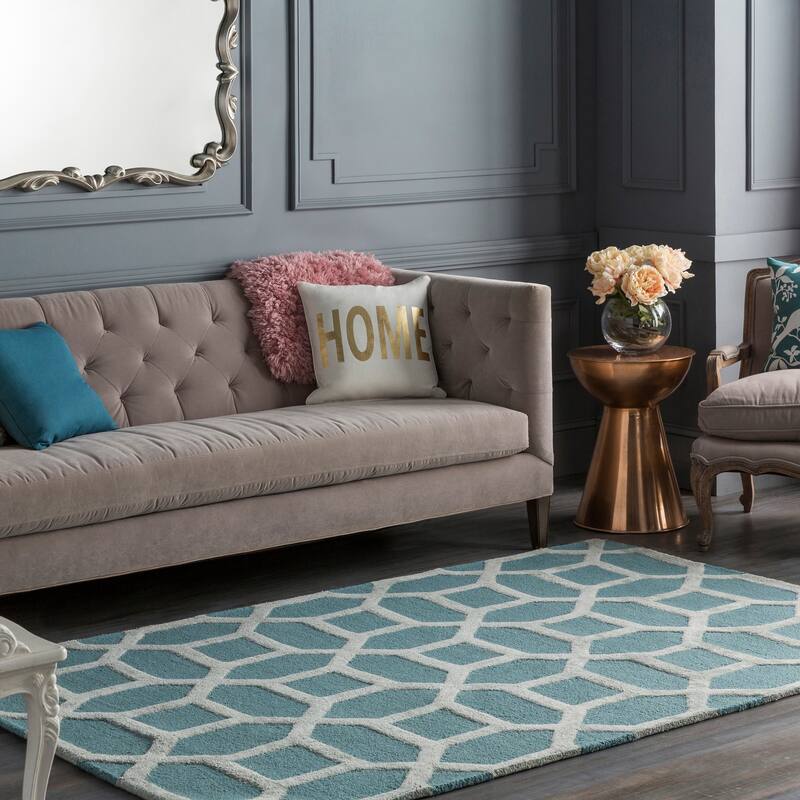 Hand-Tufted Korolevu Wool Area Rug