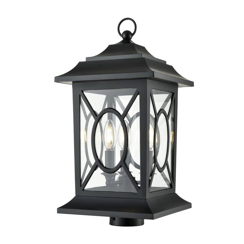 Millennium Lighting 85105 Allbert 3 Light 20" Tall Post Light - Powder Coated Black