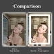 preview thumbnail 2 of 38, KIOTEE LED Mirror Lights Anti-Fog Frameless Bathroom Vanity Mirror in Tempered Glass