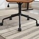 preview thumbnail 35 of 37, Back Support Home Desk Chair, Ergonomic Chair with Frame and Arms, Height Adjustable Rolling Swivel Office Chair - N/A
