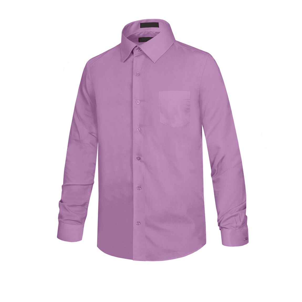 Ne People Boys Junior Long Sleeve Solid Button Down Dress Shirt Xs Xl Negt103 Overstock 28790633