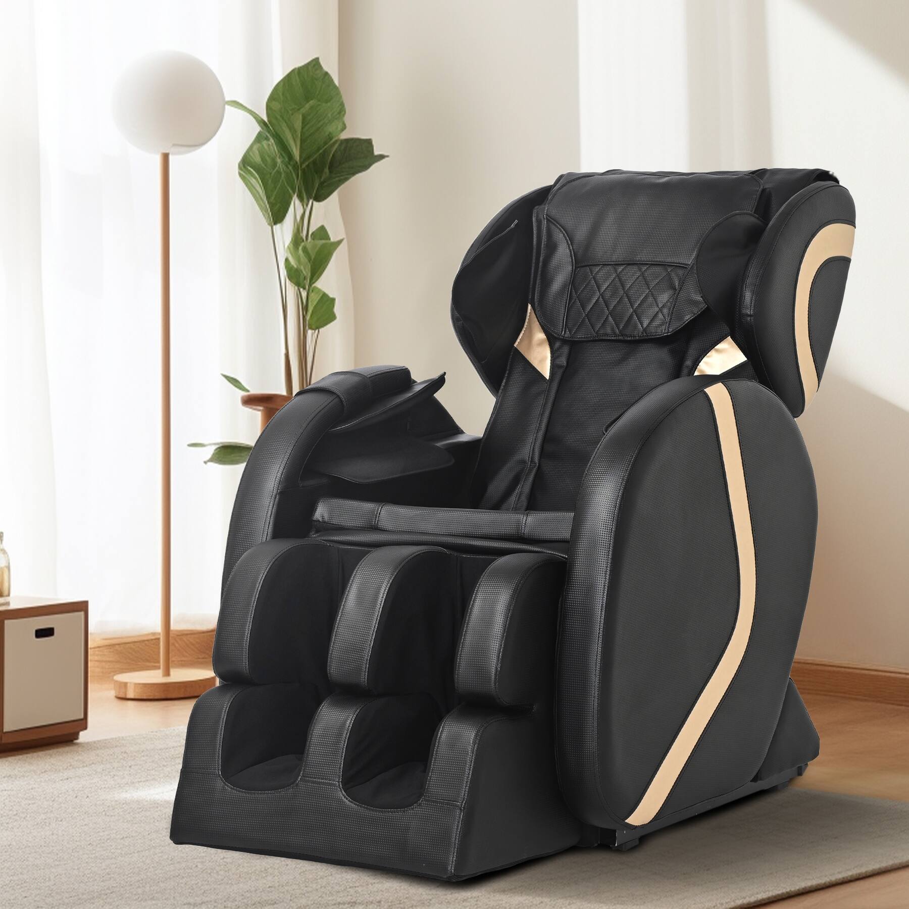 Foot Massager Massage Chair Zero Black Zero Gravity Massage Chair
