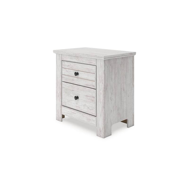Signature Design by Ashley Allihauser White Nightstand