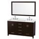 Option Espresso, Chrome Trim, Giotto Quartz Top