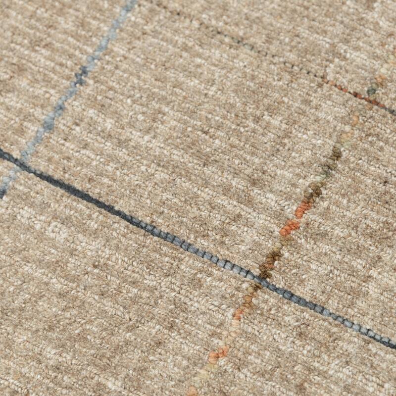 Alora Decor Chic Hand Loomed Abstract Lined Rug