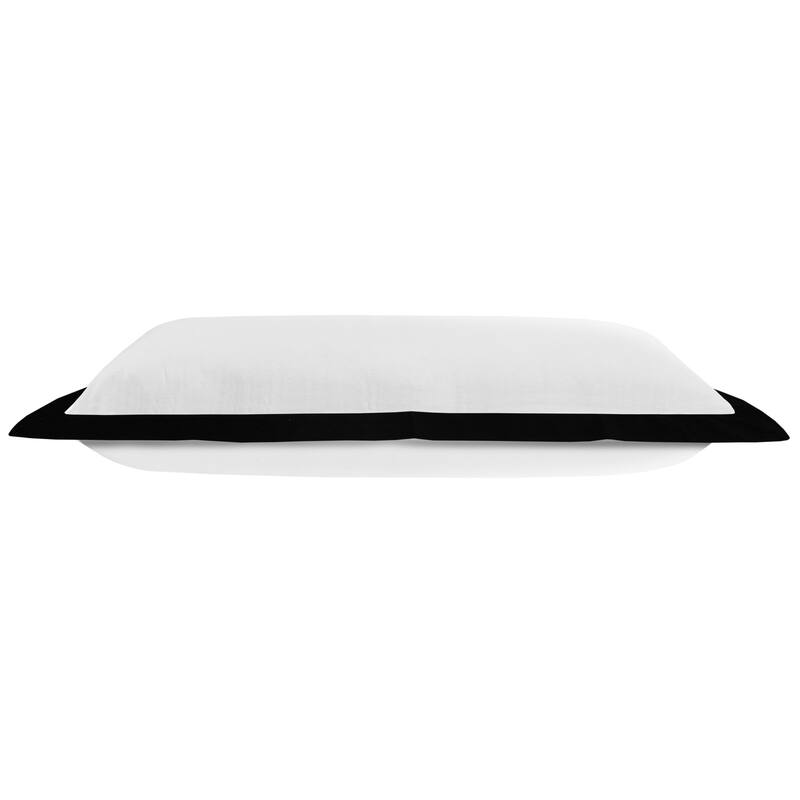 Sevita Lumen Empire Bordered Throw Pillow