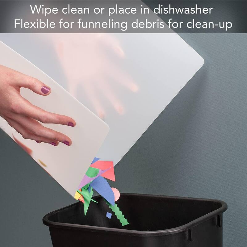 Cut N' Funnel Large Craft Mat for Crafts with the Kids 24" by 18", Made in the USA of BPA Free Smooth Flexible Plastic