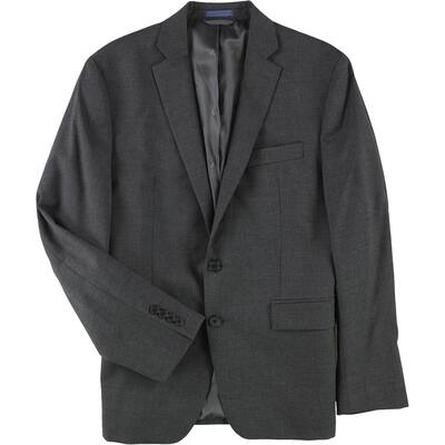 Ryan Seacrest Mens Peak Lapel Two Button Blazer Jacket