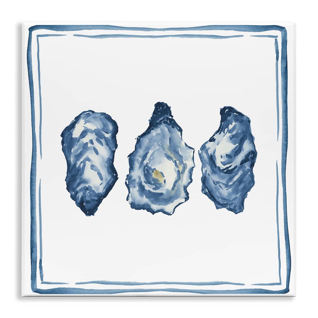 Stupell Oyster Shell Trio Wall Plaque Art Design By Lucille Price