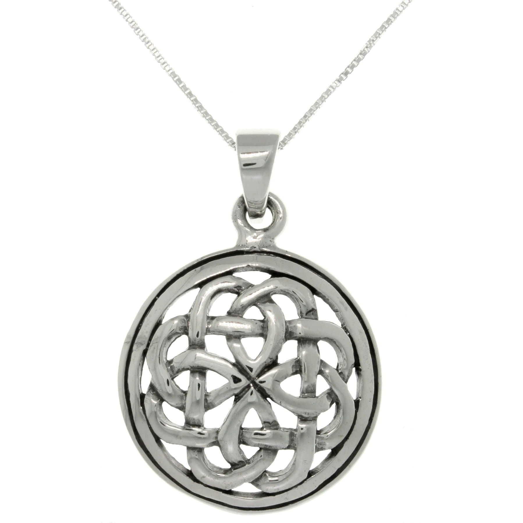 Shop Silver Eternal Celtic Knot Pendant 