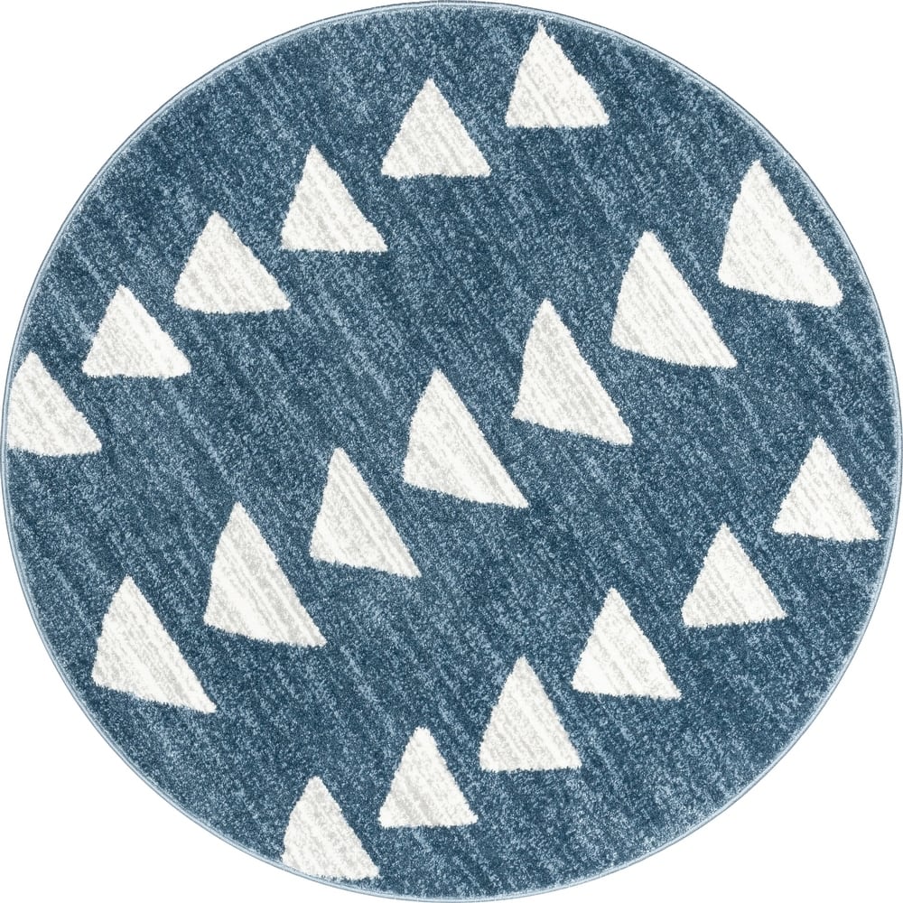 Well Woven Kennedy Triangles Modern Geometric Pattern Area Rug