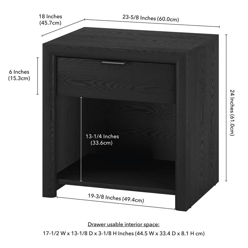 Clara 24" Rectangular Nightstand