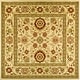 preview thumbnail 24 of 95, SAFAVIEH Lyndhurst Ambrogina Traditional Area Rug 6' x 6' Square - Ivory/Ivory