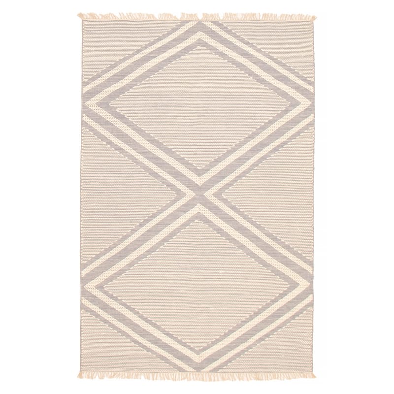 Marrakech Cream Kilim 5'1" x 7'11" - 5'1 x 7'11 - Cream - 5'1 x 7'11