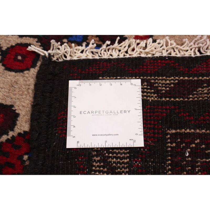 ECARPETGALLERY Hand-knotted Royal Baluch Tan Wool Rug - 3'6 x 6'3