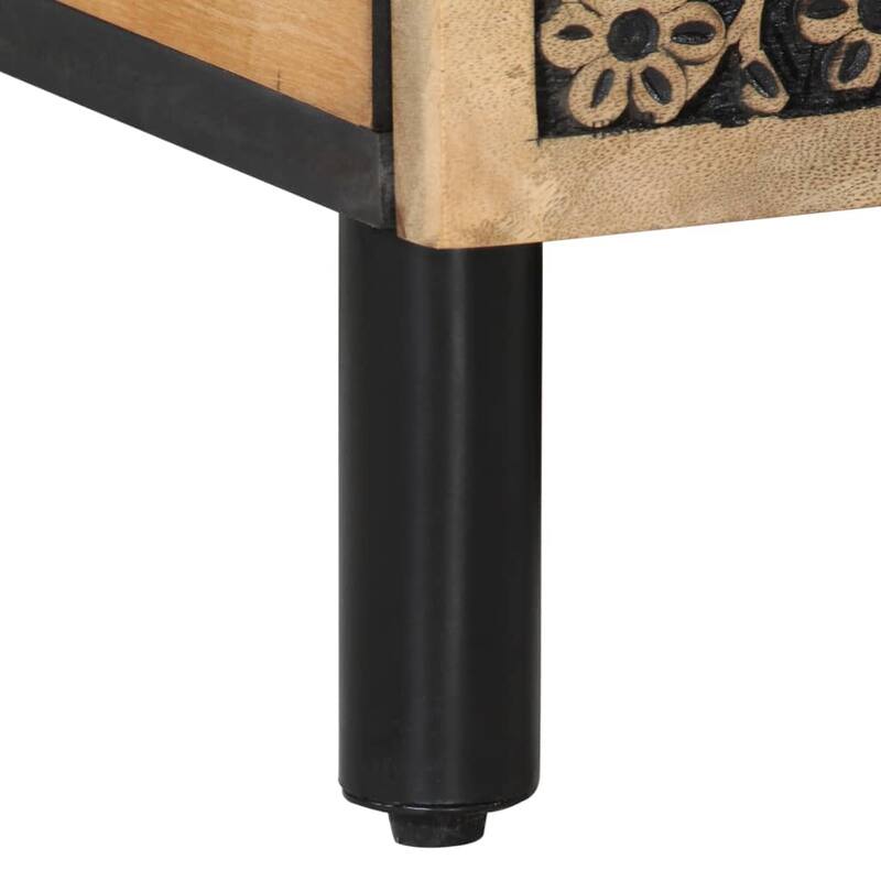 vidaXL Coffee Table 31.5"x19.7"x15.7" Solid Wood Mango - 31.5 x 19.7 x 15.7