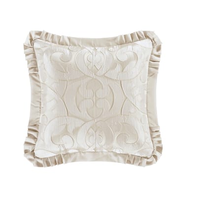 J. Queen New York La Boheme 20" Embellished Decorative Throw Pillow