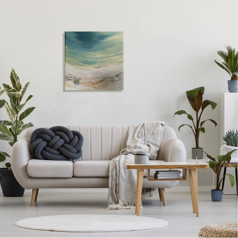 Stupell Enigmatic Landscape Scene Curved Abstract Beach Depiction Canvas Wall Art, Design by Stacy Gresell
