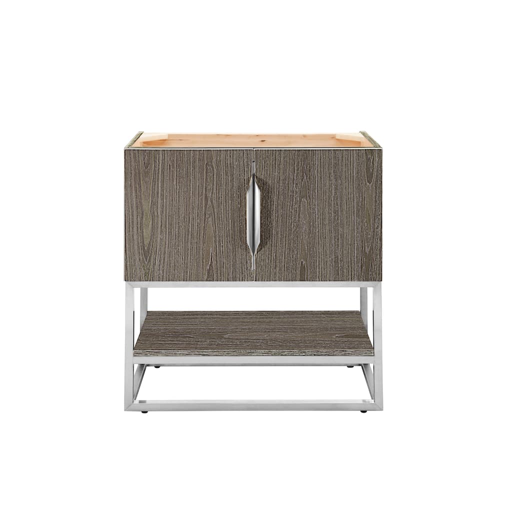 James Martin Vanities Columbia 31.5" Single Vanity Cabinet, Ash Gray